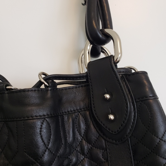 Donald J Pliner Leather Shoulder Bag - Picture 3 of 13